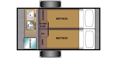 2021 Braxton Creek Bushwhacker 10FB floorplan