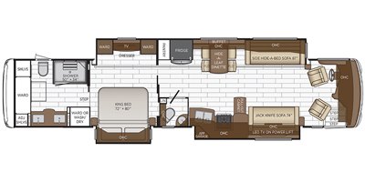 2022 Newmar Dutch Star 4369 floorplan