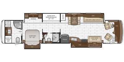 2022 Newmar Dutch Star 4310 floorplan