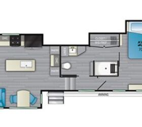 2022 Heartland Bighorn BH 3960 LS floorplan
