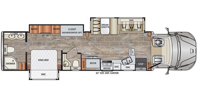 2022 Dynamax DynaQuest XL 37RB floorplan