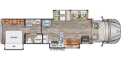 2022 Dynamax DynaQuest XL 3801TS floorplan