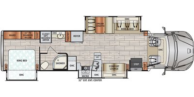 2022 Dynamax DX3 37TS floorplan