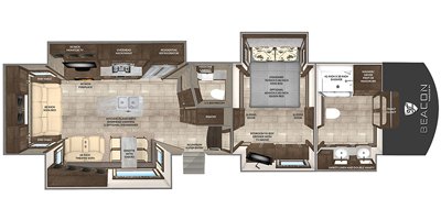 2022 Vanleigh RV Beacon 39FBB floorplan