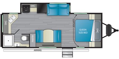2022 Heartland Sundance Ultra-Lite SDTT 231 ML floorplan