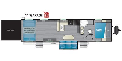 2022 Heartland Torque TQ T314 floorplan