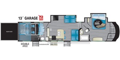 2022 Heartland Torque TQ 373 floorplan