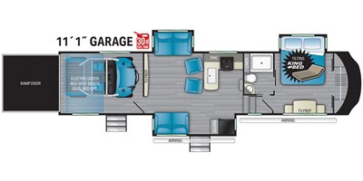 2022 Heartland Torque TQ 350 floorplan