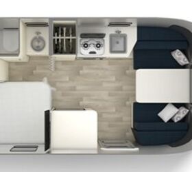 2022 Airstream Bambi 19CB floorplan
