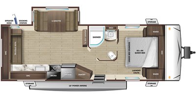 2022 Highland Ridge Mesa Ridge S-Lite 242RL floorplan