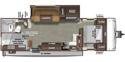 2022 Starcraft Super Lite 241BH floorplan