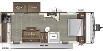 2022 Starcraft Autumn Ridge 23RKS floorplan