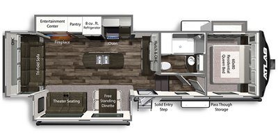 2022 Dutchmen Atlas 2992RLF floorplan