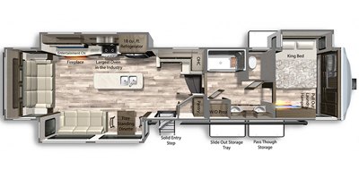 2022 Dutchmen Yukon 400RL floorplan