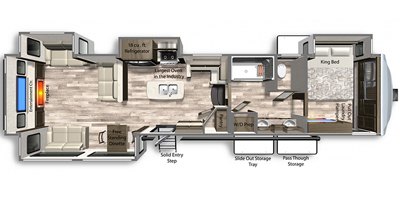 2022 Dutchmen Yukon 410RD floorplan