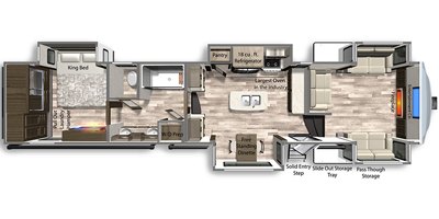 2022 Dutchmen Yukon 421FL floorplan