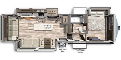 2022 Dutchmen Yukon 320RL floorplan