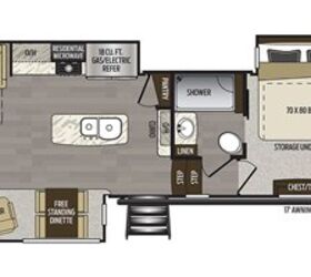 2022 Keystone Avalanche 300RE floorplan