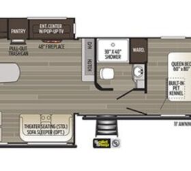 2022 Keystone Outback 300ML floorplan