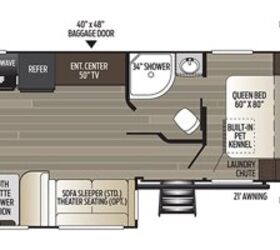 2022 Keystone Outback Ultra-Lite 260UML floorplan