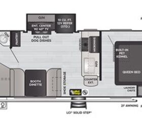 2022 Keystone Outback Ultra-Lite 244UBH floorplan