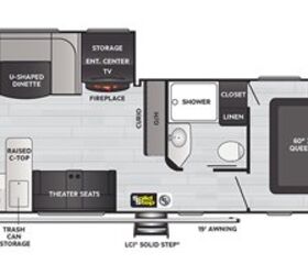 2022 Keystone Passport Grand Touring (East) 2704RK GT floorplan