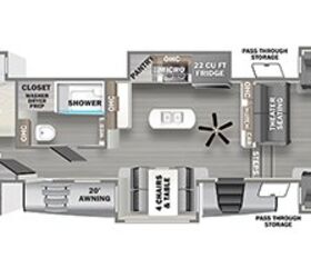 2022 Forest River Sierra Luxury 379FLOK floorplan