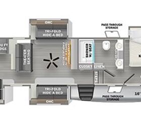 2022 Forest River Sierra Luxury 39BARK floorplan