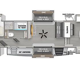 2022 Forest River Sierra Luxury 38FKOK floorplan