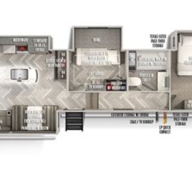 2022 Forest River Wildwood Heritage Glen 369BL floorplan