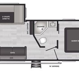 2022 Keystone Springdale (West) 242RKWE floorplan