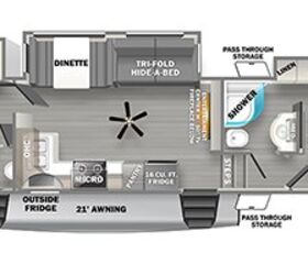 2022 Forest River Sandpiper 3330BH floorplan