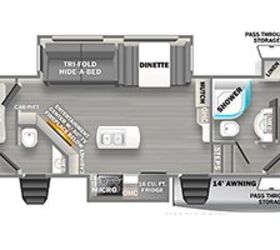 2022 Forest River Sierra 3440BH floorplan