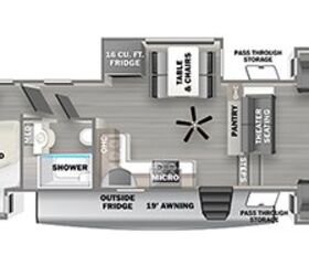 2022 Forest River Sierra 3770FL floorplan