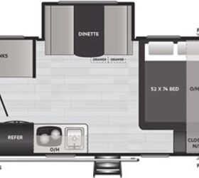 2022 Keystone Springdale Mini 1760BH floorplan