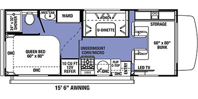 2022 Forest River Forester 2351S LE floorplan
