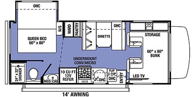 2022 Forest River Forester 2251S LE floorplan
