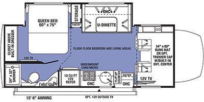2022 Forest River Forester 2401B MBS floorplan