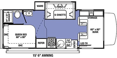 2022 Forest River Forester 2151S LE floorplan