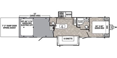 2022 Palomino Puma 33THDS floorplan