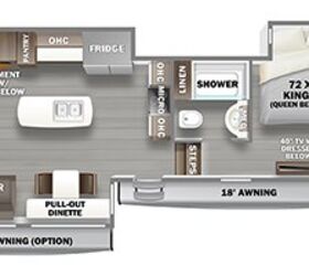 2022 Forest River Riverstone Reserve 3670RL floorplan