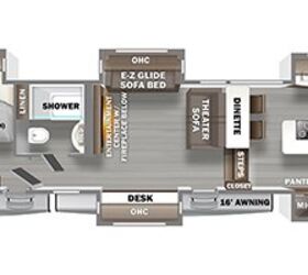 2022 Forest River Riverstone 391FSK floorplan