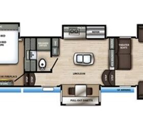 2022 Forest River Riverstone 39RBFL floorplan