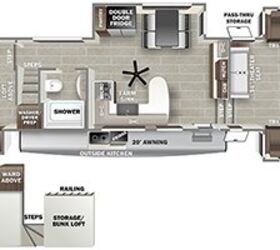 2022 Forest River Sabre 37FLL floorplan