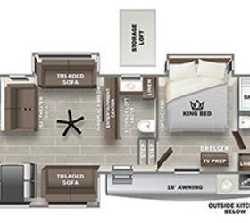 2022 Forest River Sabre 37FBT floorplan