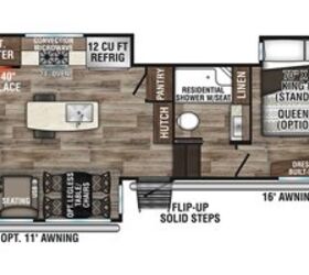 2022 KZ Durango D301RLT floorplan