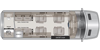 2022 American Coach American Patriot Cruiser D6 floorplan