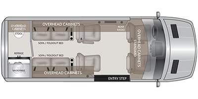 2022 American Coach American Patriot Cruiser D4 floorplan