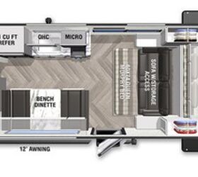 2022 Forest River Wildwood FSX 167RBK floorplan