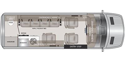 2022 American Coach American Patriot Cruiser S5 floorplan